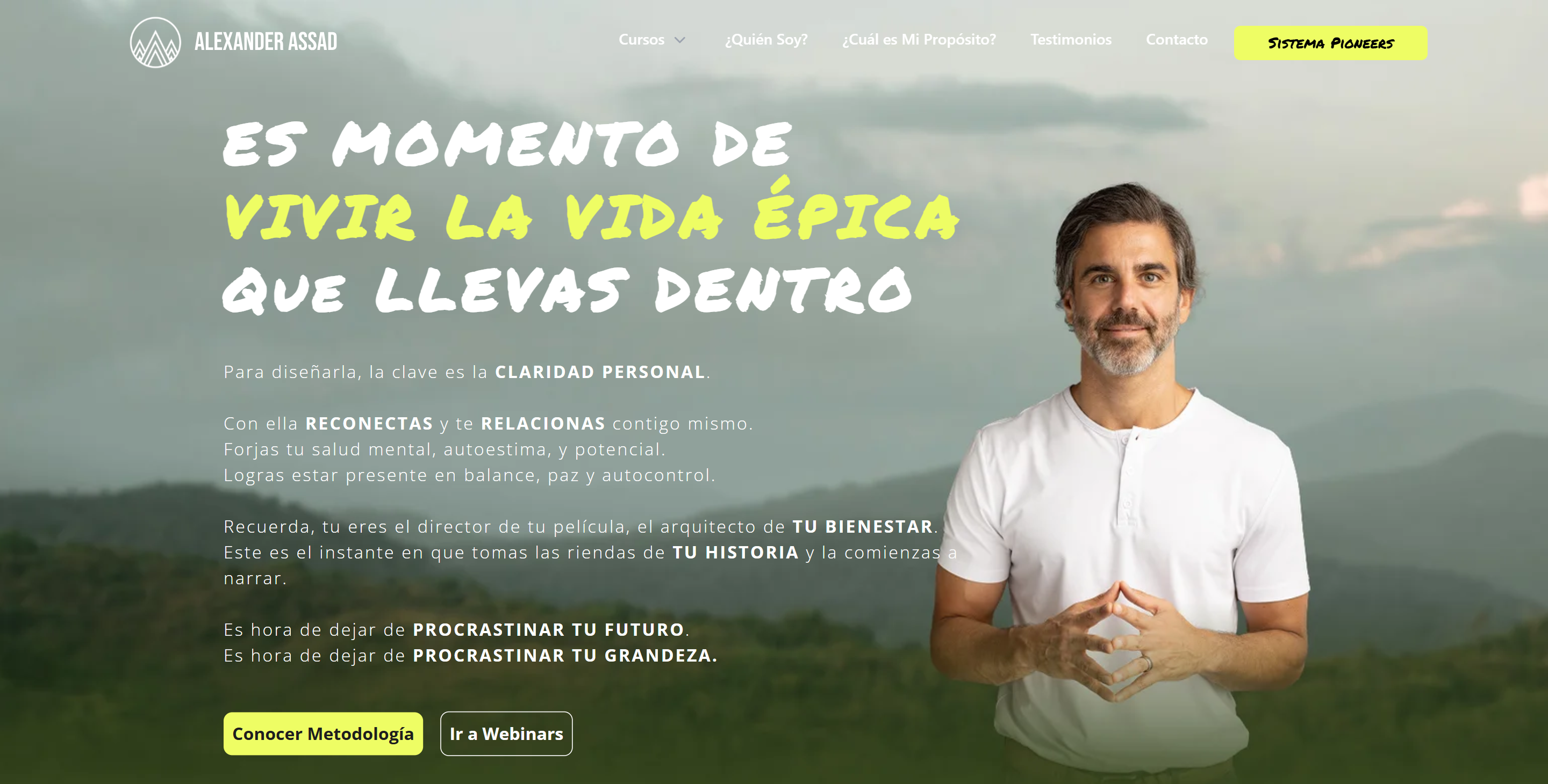 Pioneers — sitio informativo